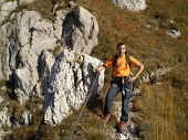 SALITA AL MONTE MAGNODENO LUNGO IL SENTIERO ATTREZZATO DELLA CRESTA DI GIUMENTA - FOTOGALLERY